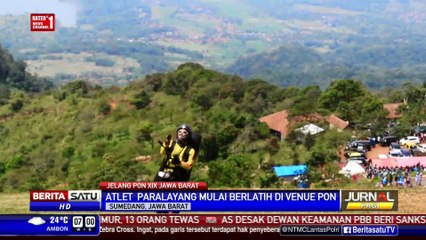 Puluhan Atlet Paralayang Nasional Berlatih di Sumedang