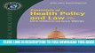 New Book Essentials of Health Policy and Law (Essential Public Health)