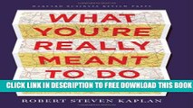 Collection Book What You re Really Meant to Do: A Road Map for Reaching Your Unique Potential