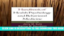 New Book Handbook of Health Psychology and Behavioral Medicine