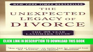 [PDF] The Unexpected Legacy of Divorce: A 25 Year Landmark Study Popular Online