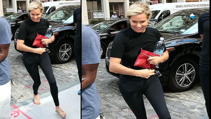 Yolanda Hadid leaves bra home for racy display