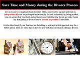 Ways to Save Your Time and Money during a Divorce