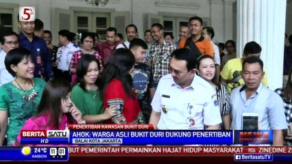 Ahok: Warga Bukit Duri Dukung Penertiban di Wilayahnya