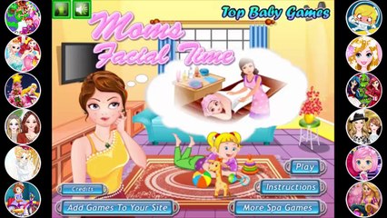 Mom's Facial Time - Baby Game Channel - Video Games for Kids