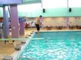 飛びこみハプニング