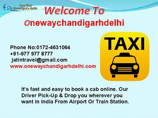 one way chandigarh delhi Cab