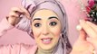 Hijab Tutorial Pretty Bow Turban - From My Ariana Grande Makeup Tutorial