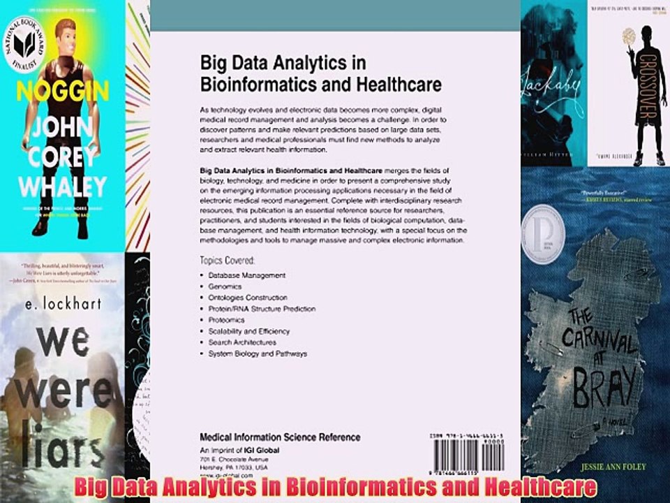 [PDF] Big Data Analytics in Bioinformatics and Healthcare Full Online
