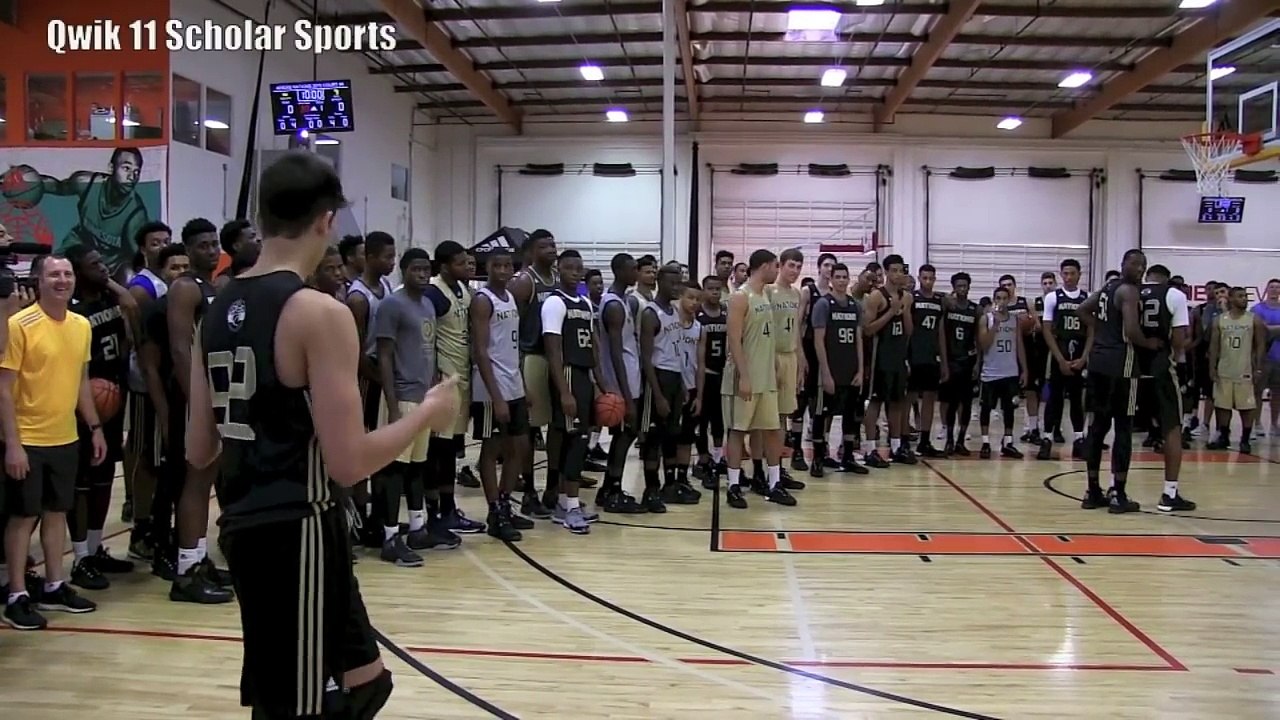 Kobe Paras DUNKS over TWO People at Adidas Nations 2015