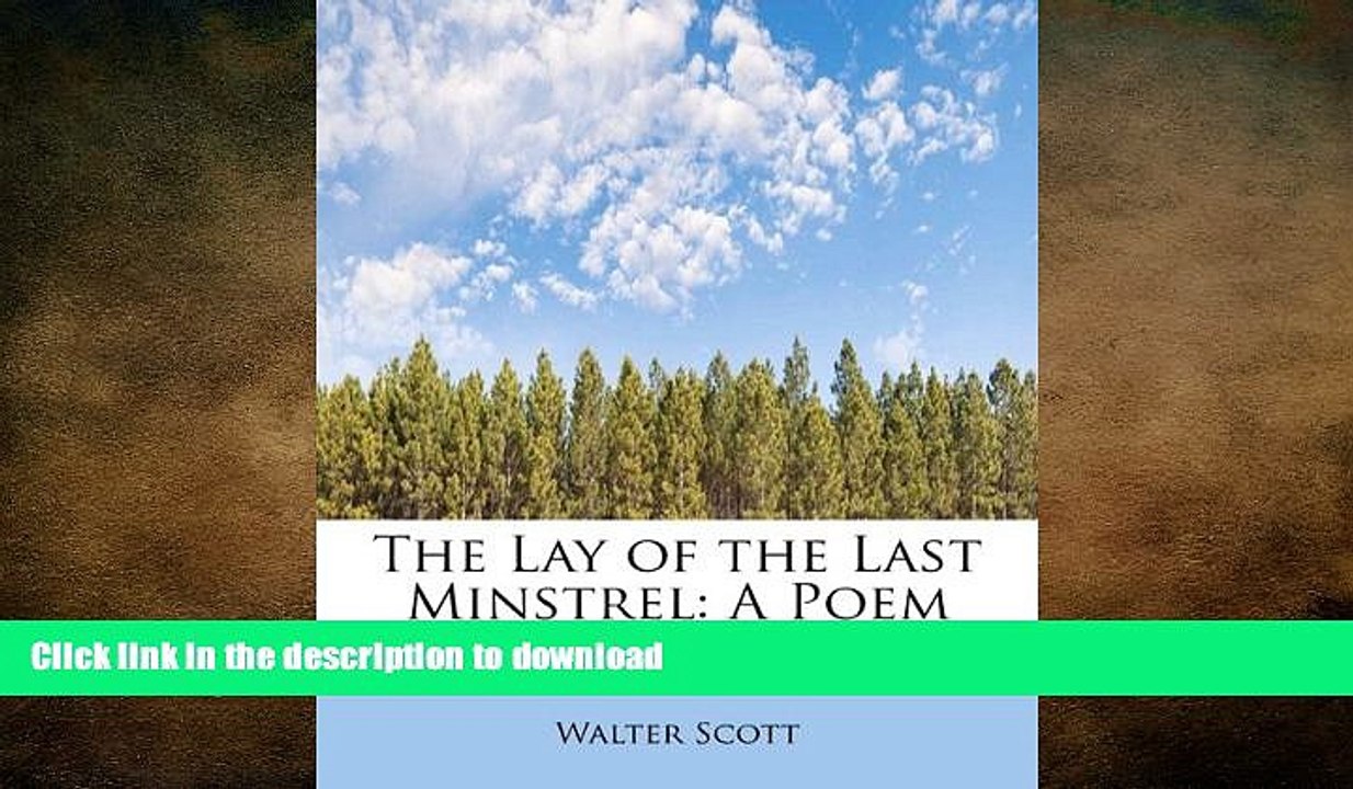 READ  The Lay of the Last Minstrel: A Poem FULL ONLINE