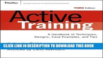 Collection Book Active Training: A Handbook of Techniques, Designs, Case Examples, and Tips