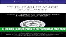 New Book Inside the Minds: The Insurance Business--Industry Leaders on Managing Risks, Ensuring