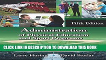 [PDF] Administration of Physical Education and Sport Programs, Fifth Edition Full Online