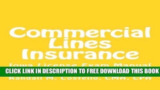 Collection Book Commercial Lines Insurance: Iowa License Exam Manual