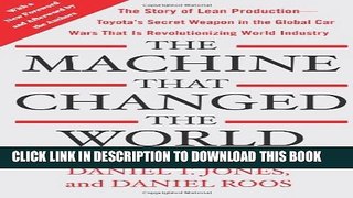 New Book The Machine That Changed the World: The Story of Lean Production-- Toyota s Secret Weapon
