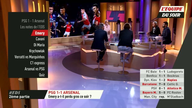 Foot - EDS : Emery a-t-il perdu gros hier soir ?