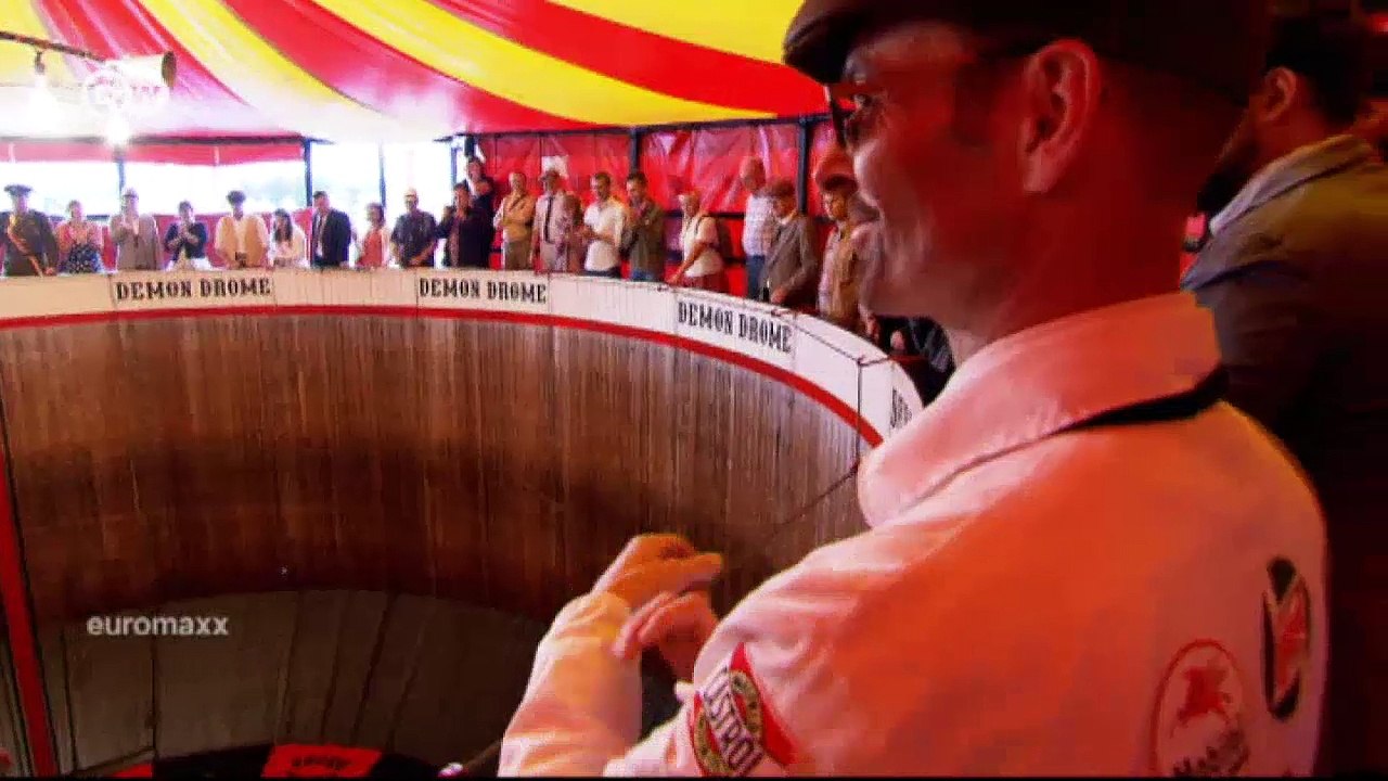 Motorradstunts an der wall of death | euromaxx