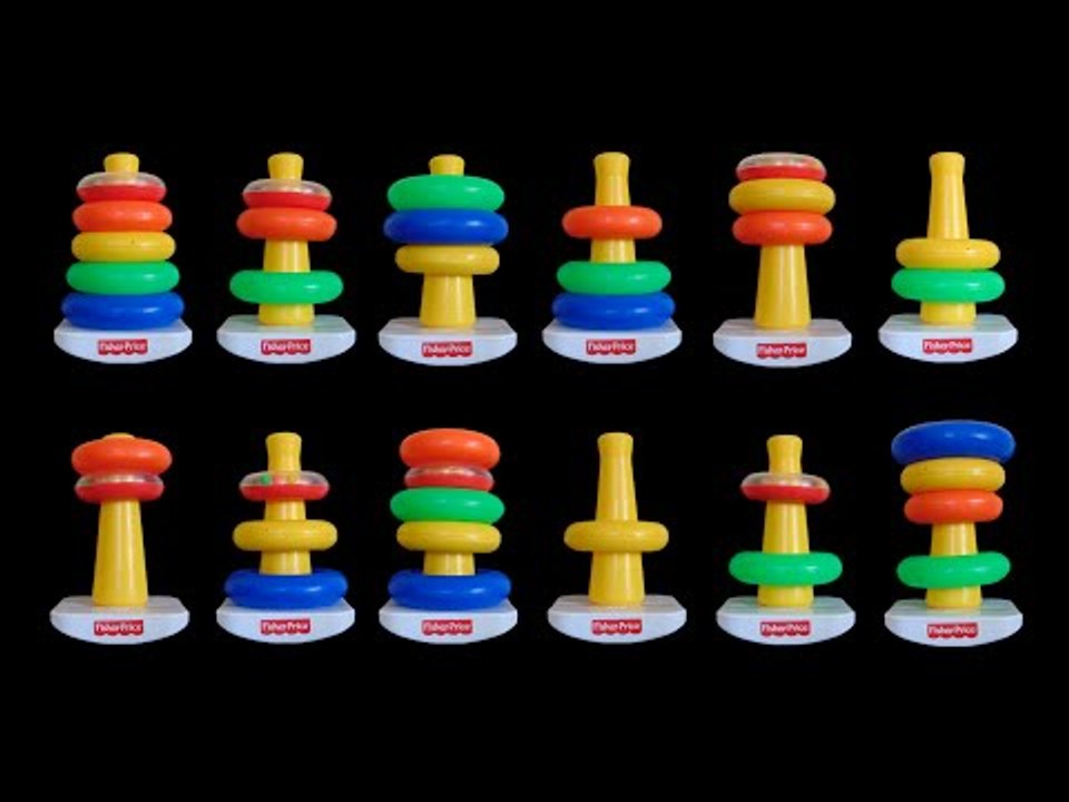 Stacking Rings - The Kids' Picture Show (Fun & Educational Learning Video)