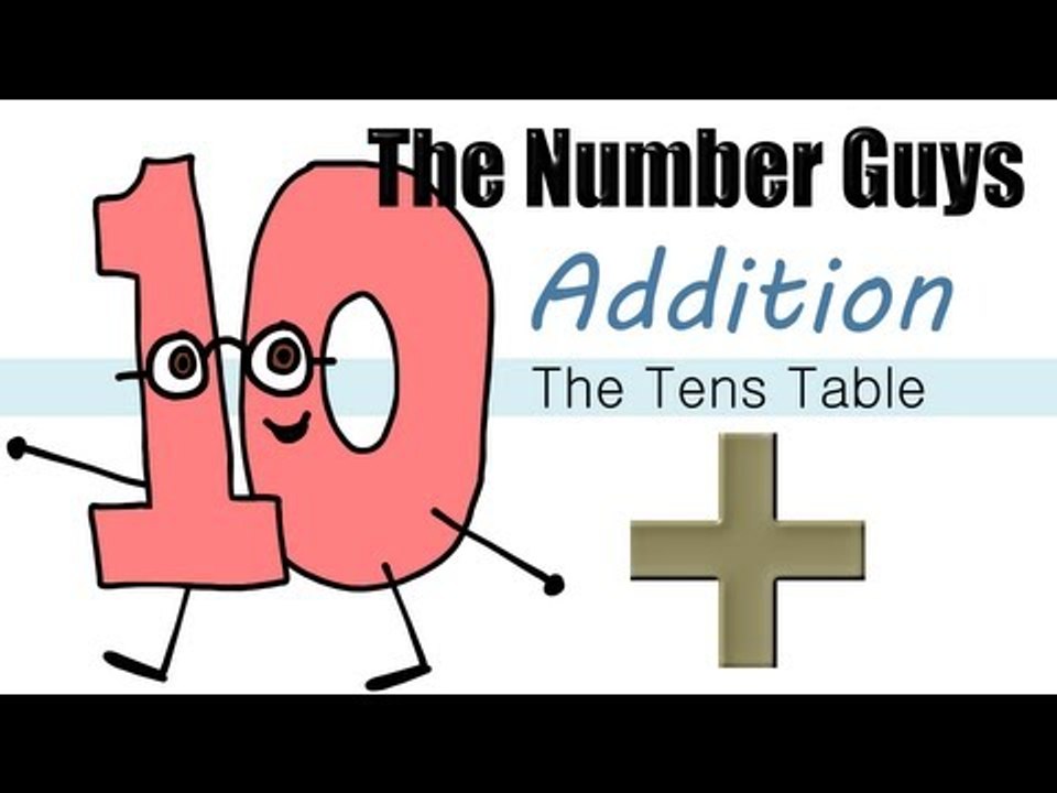 The Number Guys: Addition - The Tens Table - The Kids' Picture Show (Fun & Educational)