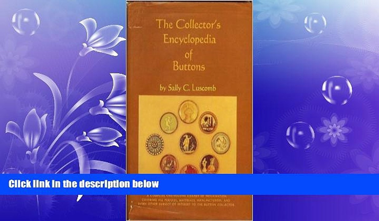 READ book  The collector s encyclopedia of buttons  FREE BOOOK ONLINE