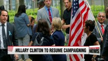 Hillary Clinton to resume campaigning as Obama stumps for Clinton