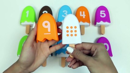LEARN TO COUNT 1 to 10 with Counting Popsicles | Fun & Easy Kids Learning!