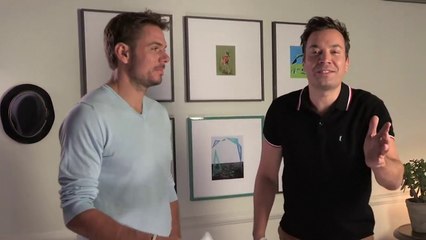 Stan Wawrinka ridiculisé par Jimmy Fallon sur Wii Tennis
