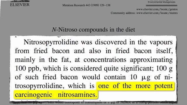 Carcinogens in the Smell of Frying Bacon