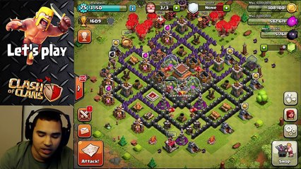 "Clash of clans EPIC TOWN HALL 8 DEFENSE" (Awesome win streak)