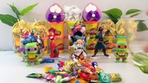 Surprisestoys with candy,Teenage Mutant Ninja Turtles,Angry Birds,Surprises playtoys videos for kids,playzdoh350