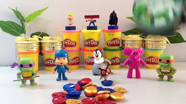 Pocoyo, Teenage Mutant Ninja Turtles,Angry Birds, spicaill Candy Surprises and Toys For Kids