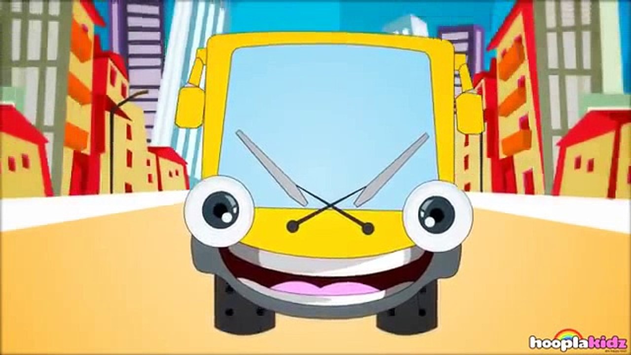 HooplaKidz - Wheels Of The Bus Go Round And Round Nursery Rhyme for Children