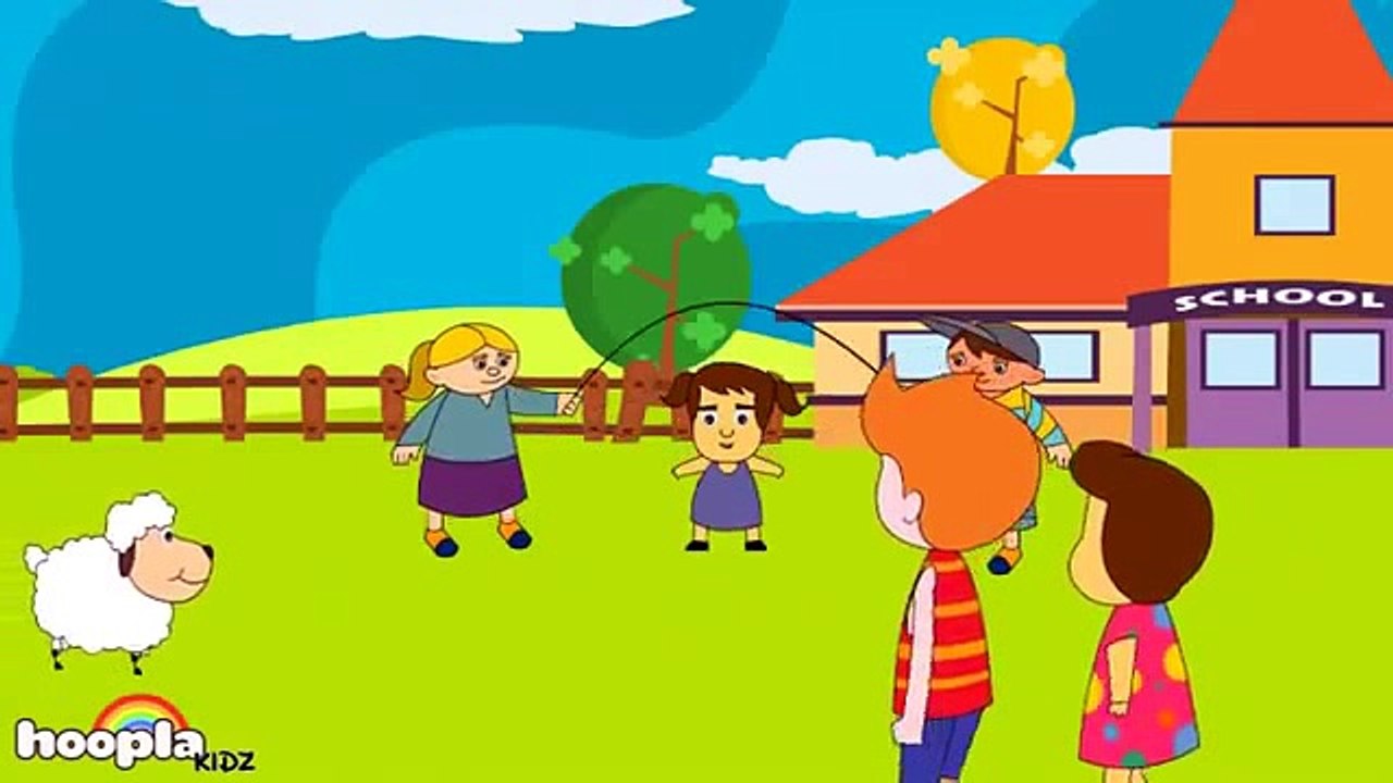 HooplaKidz - Mary Had A Little Lamb - Nursery Rhymes With Lyrics