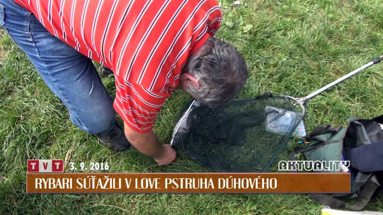 Rybari súťažili v love pstruha dúhového