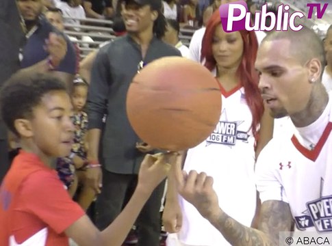 Qui est ce petit garçon qui tient tête à Chris Brown au ballon ?