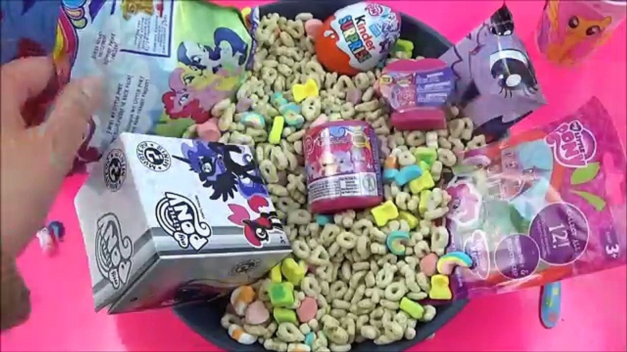 MLP My Little Pony Lucky Charms Cereal Toys Surprises! Pretend Play Kids Toys MLP Video