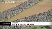 Thousands of muslims for the begin of Eid al-Adha