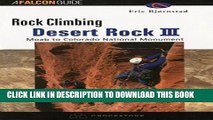 [PDF] Rock Climbing Desert Rock III: Moab To Colorado National Monument Popular Collection