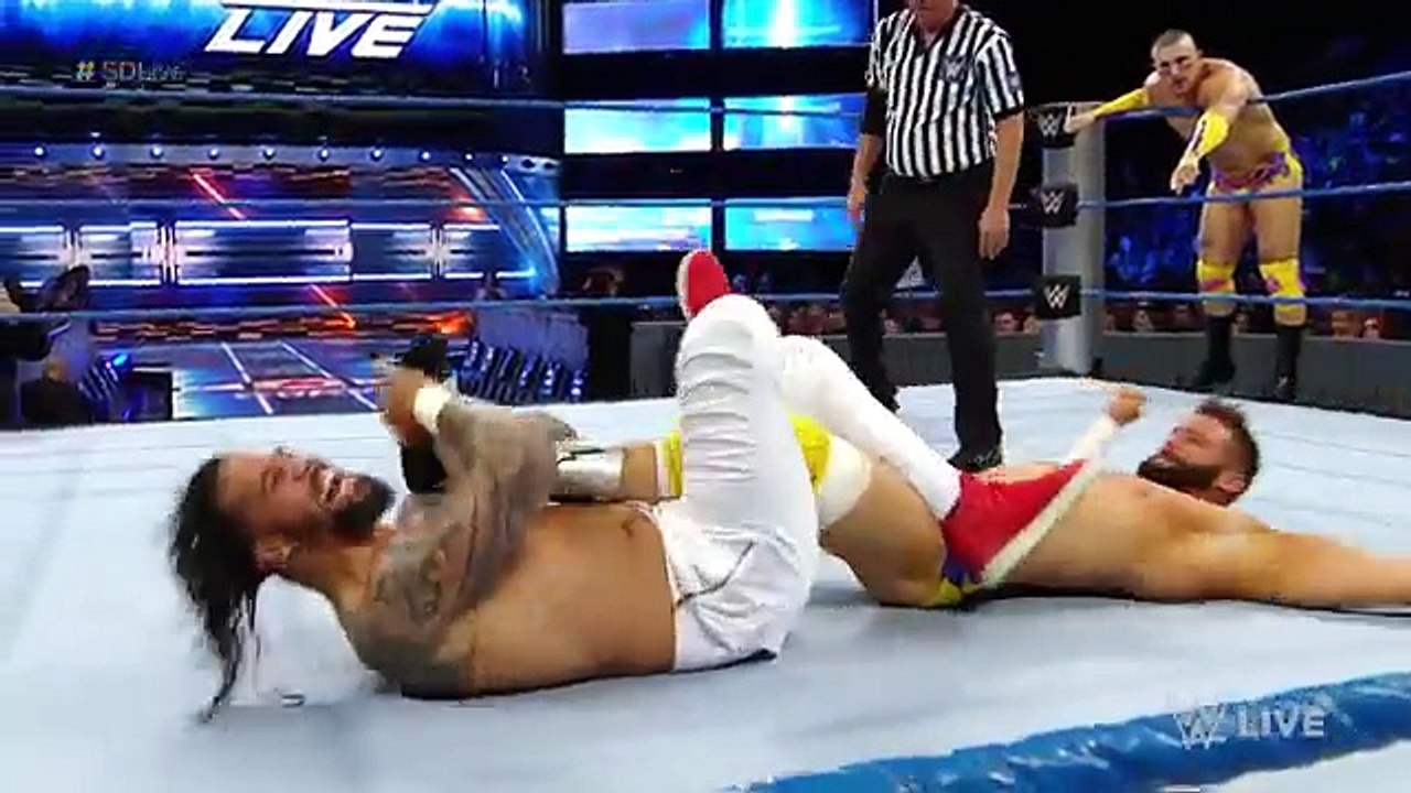 The Hype Bros vs. The Usos- SmackDown LIVE, Sept. 13, 2016