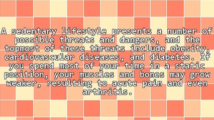 Fitness: Top 2 Dangers of a Sedentary Lifestyle to Avoid