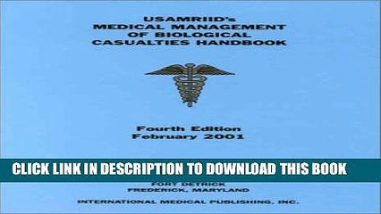 [Read PDF] USAMRIID s Medical Management of Biological Casualties Handbook Download Free
