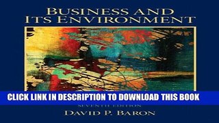 [PDF] Business and Its Environment (7th Edition) Popular Online