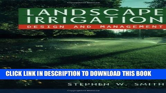 [PDF] Landscape Irrigation: Design and Management Popular Online