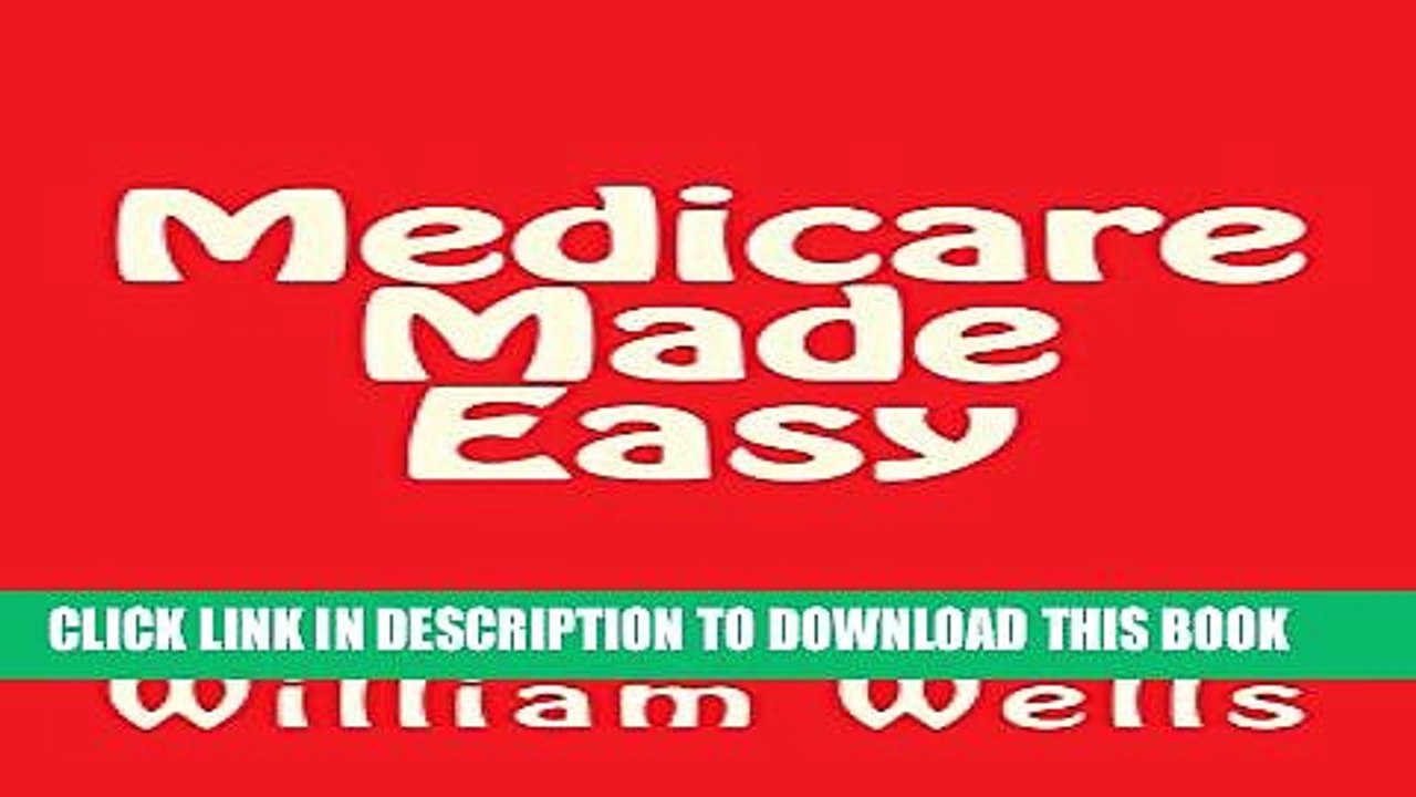 [Read PDF] Medicare Made Easy Ebook Free