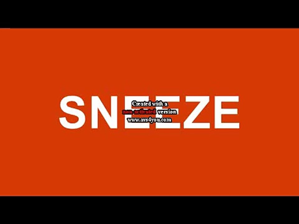 Cartoon Sneeze Sound Effects