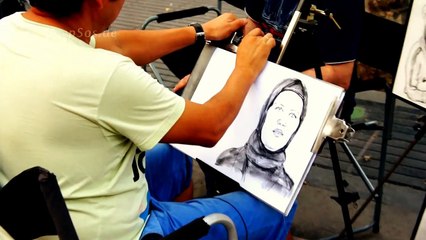 Drawing Cartoon Portraits for Money