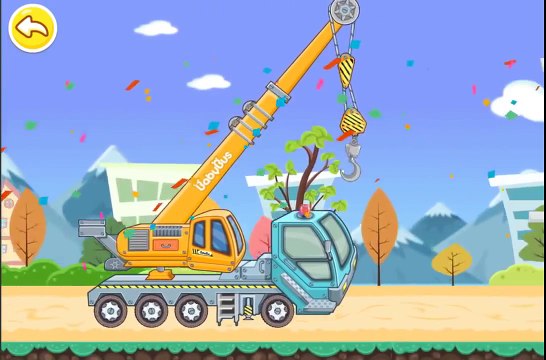 Cranes developing cartoon Toys cars toys for children