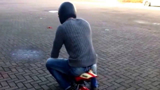 Mini moto b1 rep wheelie fail mta4 bike motorbike epic lol crazy