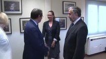 KKTC Cumhurbaşkanı ile Rum Lider Anastasiadis Bir Araya Geldi